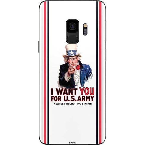 Uncle Sam Vintage War Poster Galaxy S9 Skin